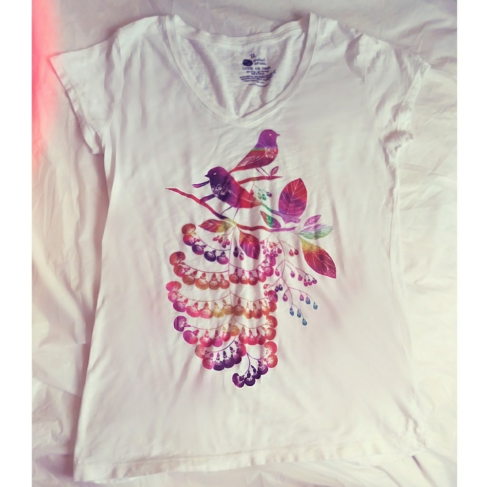 Little Paper Planes graphic tee Autumn birds XXL